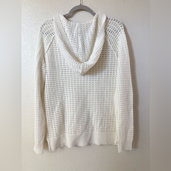 SUNDANCE Calm Harbors Sweater Hoodie Small - Picture 4 of 5